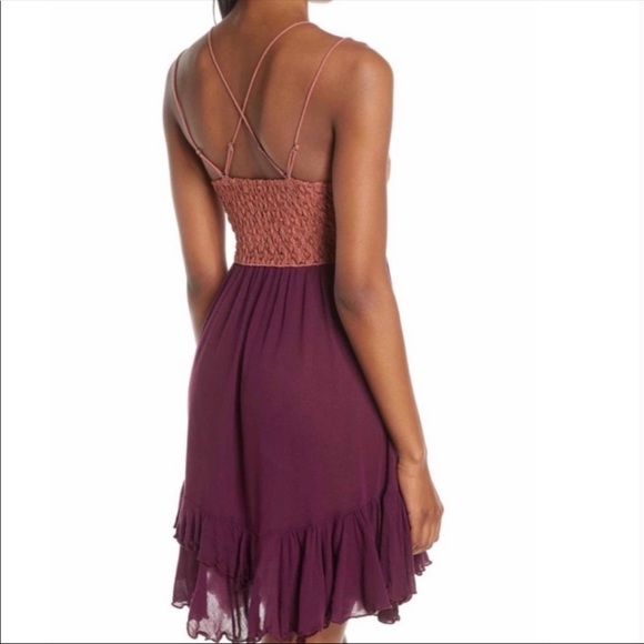 Free People Adella Lace Bodice Dress - Copper (S) - Picture 3 of 7